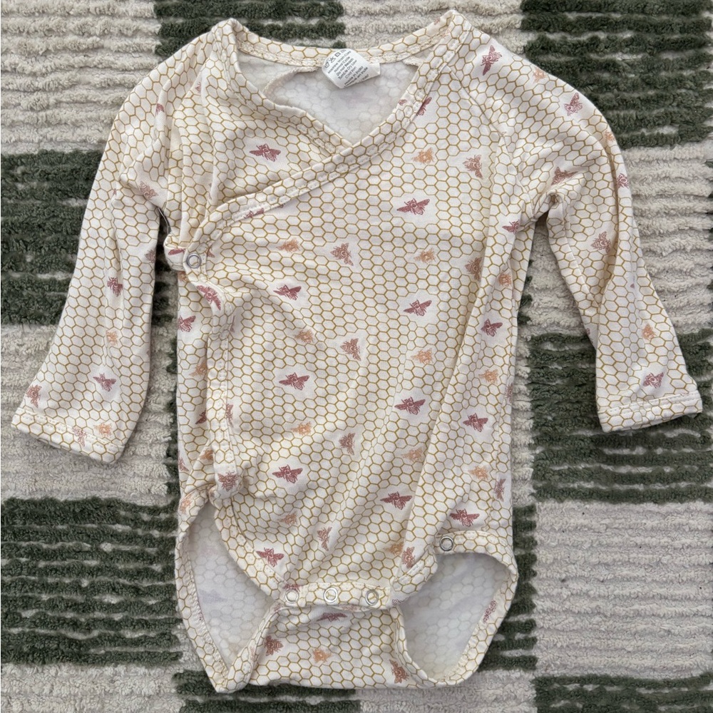 Kate Quinn Modal Kimono Onesie 3-6M